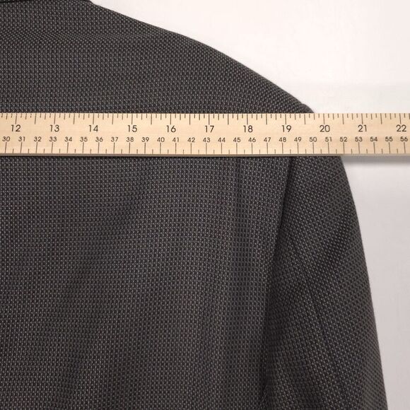 ARMANI COLLEZIONI Blazer 42R NEIMAN MARCUS Sport Coat ITALY MADE Gray SILK WOOL - Picture 5 of 16